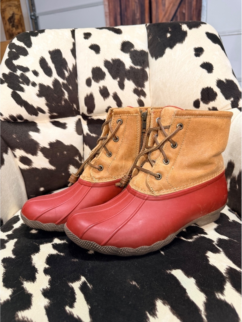Sperry Women's Waterproof Rubber Boots Size 8M
